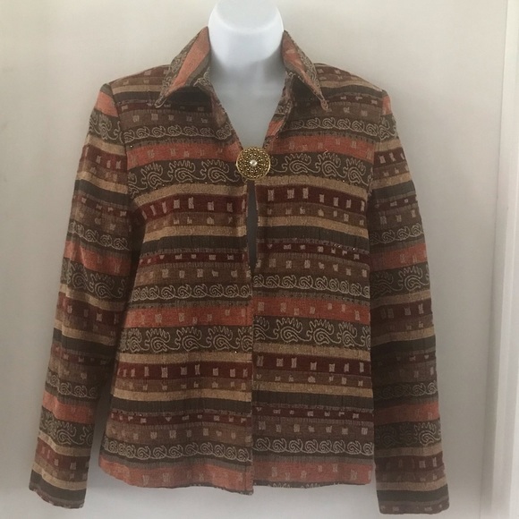 Alfred Dunner Jacquard Jacket - Picture 4 of 12